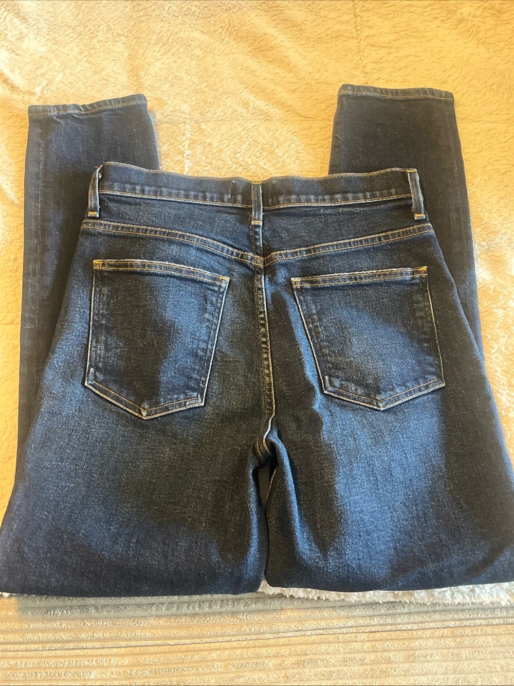 AGOLDE Pinch Waist Skinny Jeans Womens 28 Blue High Rise Dark Denim Stretch - Picture 4 of 7